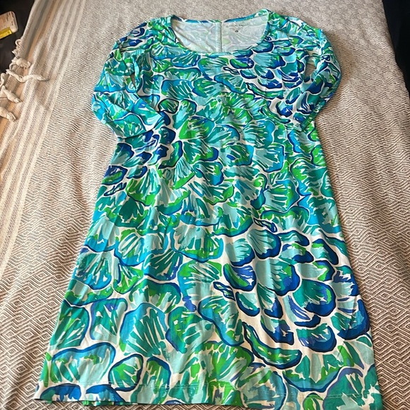 Lilly Pulitzer Lazy River Agate Print Kenzie Dress - Picture 2 of 6